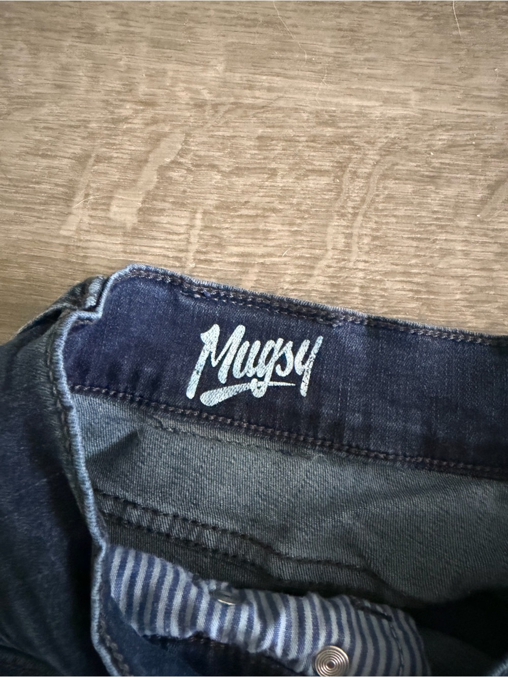 Mugsy Men’s Fulton Dark Blue Jeans 34x32 - Picture 3 of 4